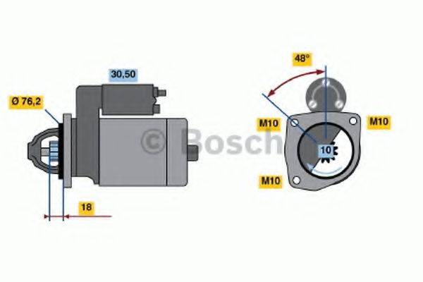 BOSCH 0986015090 Стартер