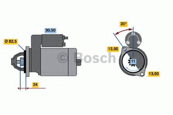 BOSCH 0986016200 Стартер