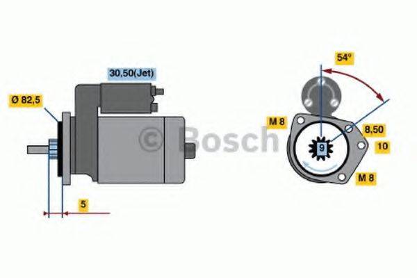 BOSCH 0986016790 Стартер