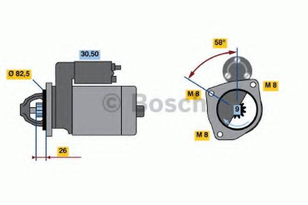 BOSCH 0986017230 Стартер