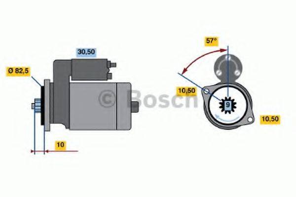 BOSCH 0986017601 Стартер