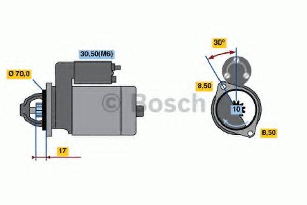 BOSCH 0986018180 Стартер