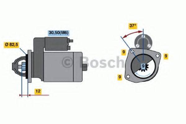 BOSCH 0986018450 Стартер