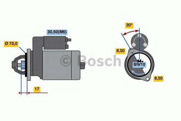 BOSCH 0986018570 Стартер