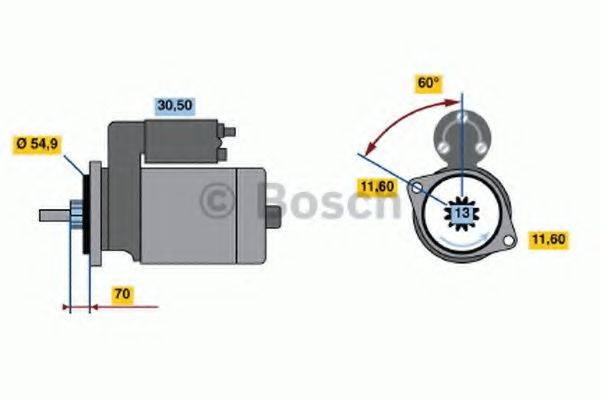 BOSCH 0986018761 Стартер