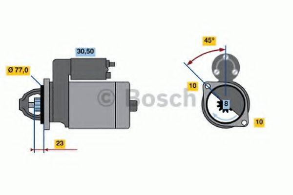 BOSCH 0986019091 Стартер