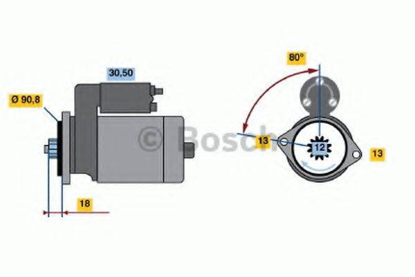 BOSCH 0986019171 Стартер