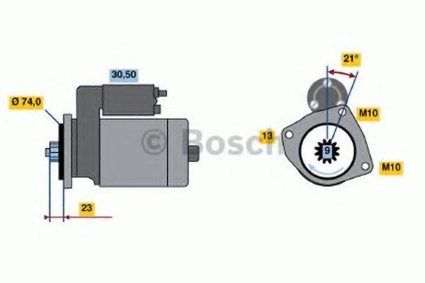 BOSCH 0986019181 Стартер