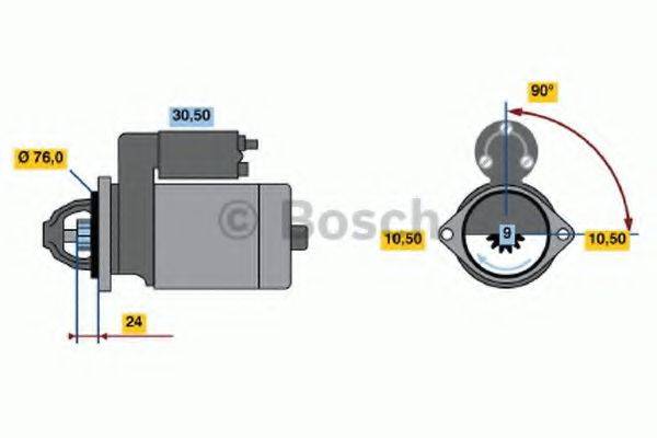 BOSCH 0986019900 Стартер