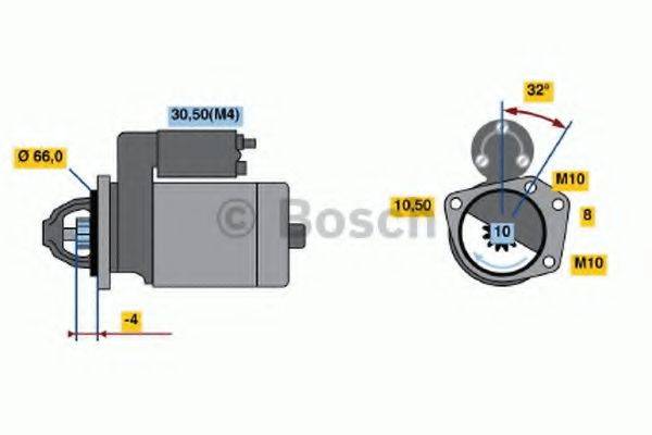 BOSCH 0986020141 Стартер