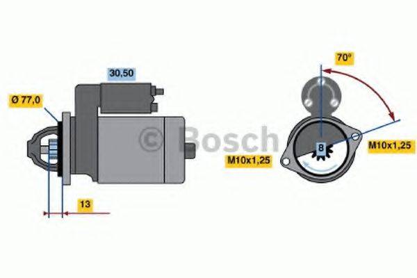 BOSCH 0986020381 Стартер