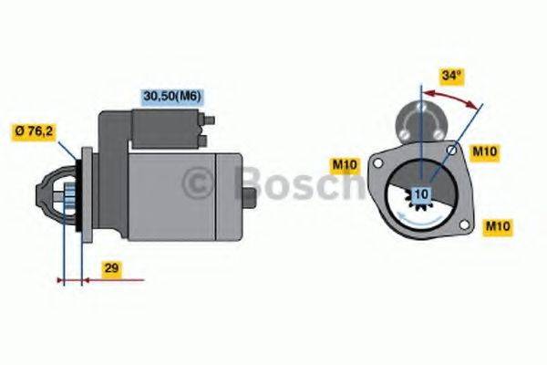 BOSCH 0986021580 Стартер