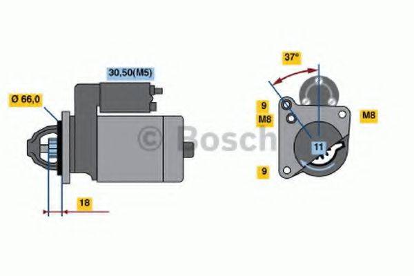 BOSCH 0986021651 Стартер