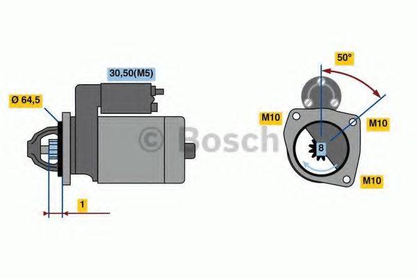 BOSCH 0986022810 Стартер