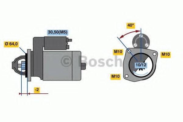 BOSCH 0986023500 Стартер