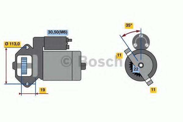 BOSCH 0986023760 Стартер