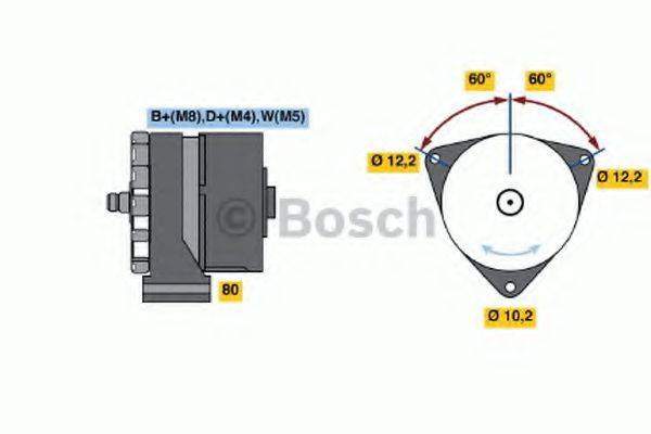 BOSCH 0986041570 Генератор