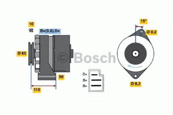 BOSCH 0986030610 Генератор