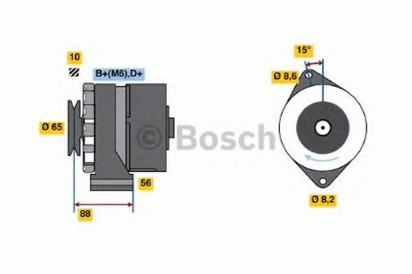 BOSCH 0986030900 Генератор