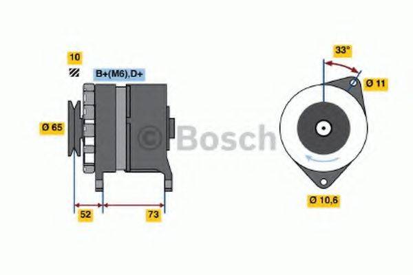 BOSCH 0986030940 Генератор