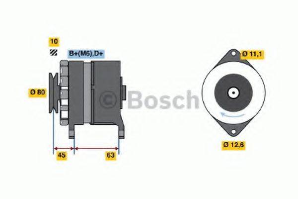 BOSCH 0986031410 Генератор