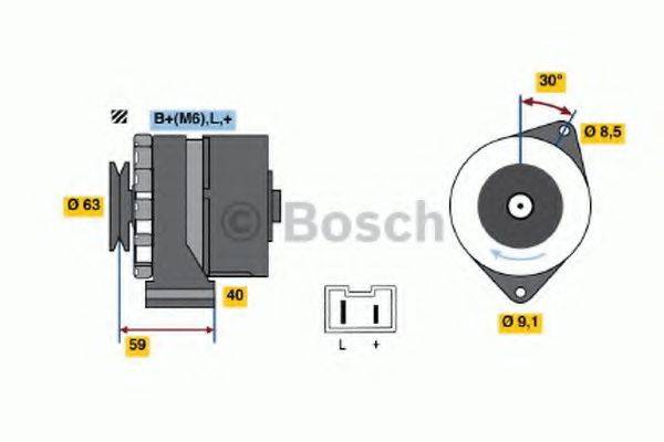 BOSCH 0986032261 Генератор