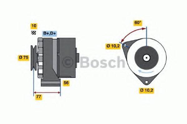 BOSCH 0986033150 Генератор