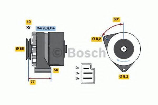 BOSCH 0986033210 Генератор