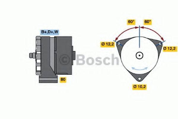 BOSCH 0986033570 Генератор