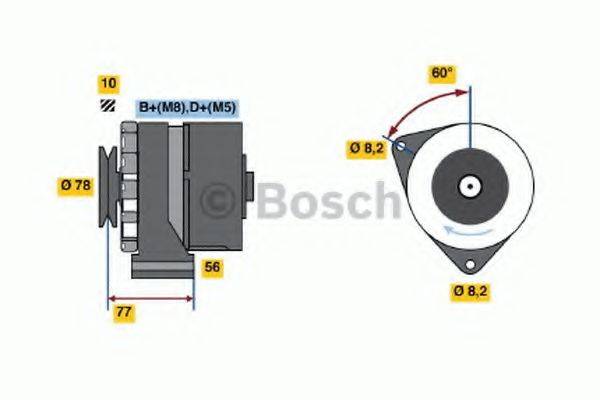 BOSCH 0986034170 Генератор