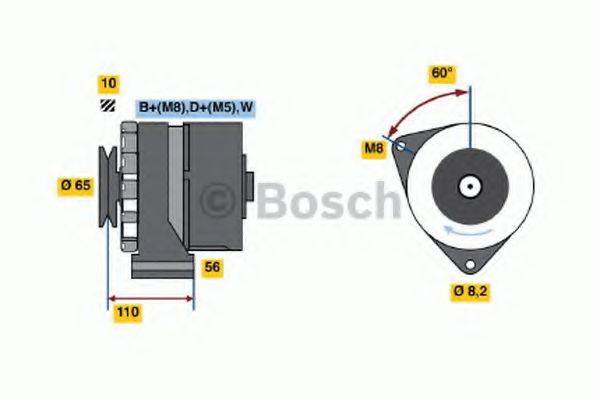 BOSCH 0986034240 Генератор