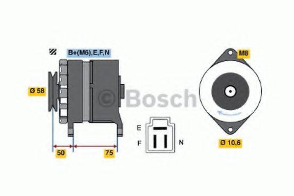 BOSCH 0986034331 Генератор