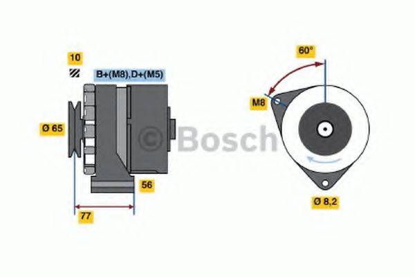 BOSCH 0986034580 Генератор