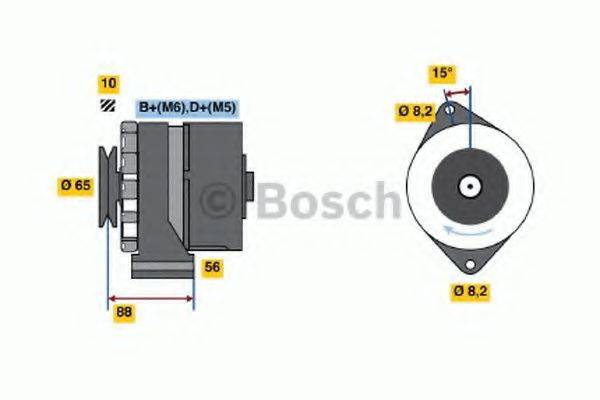 BOSCH 0120488187 Генератор