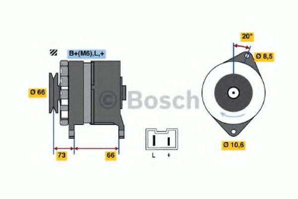 BOSCH 0986034821 Генератор