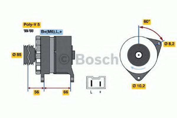 BOSCH 0986034871 Генератор