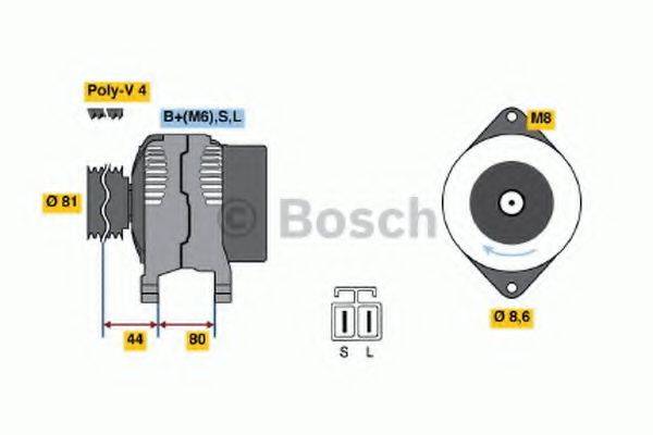 BOSCH 0986035321 Генератор