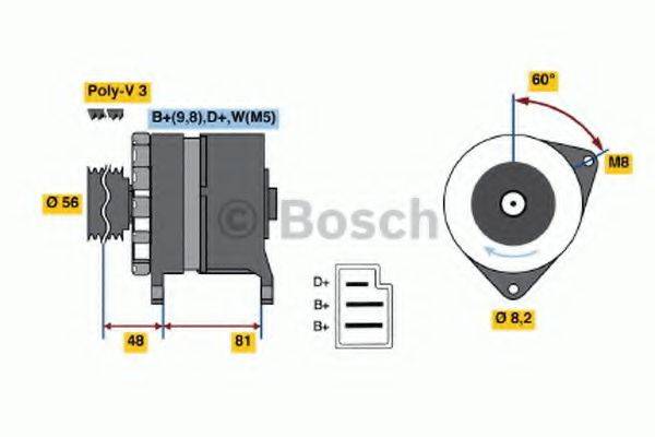 BOSCH 0986036060 Генератор