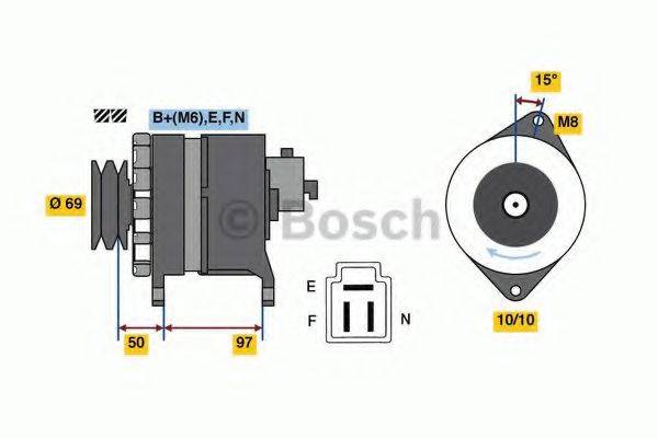 BOSCH 0986036311 Генератор