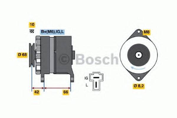 BOSCH 0986036501 Генератор