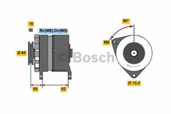 BOSCH 0986036660 Генератор