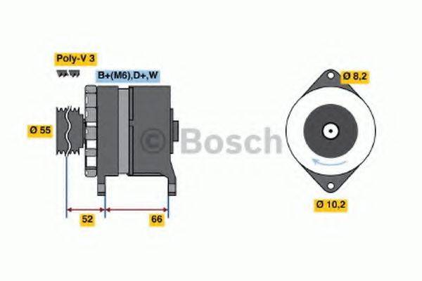 BOSCH 0120488143 Генератор