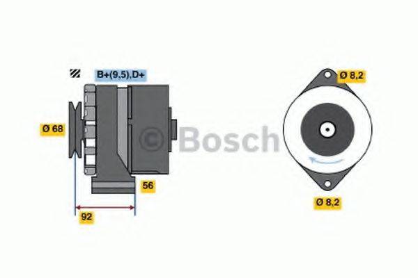 BOSCH 0986036930 Генератор