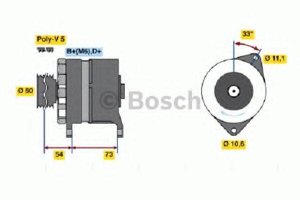 BOSCH 0986037160 Генератор