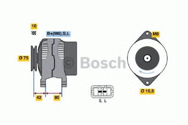 BOSCH 0123115011 Генератор