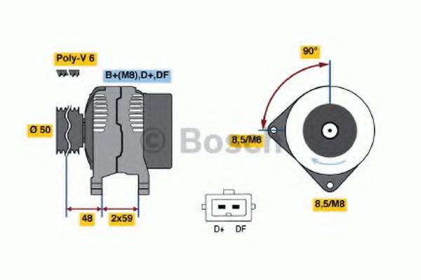 BOSCH 0986039090 Генератор