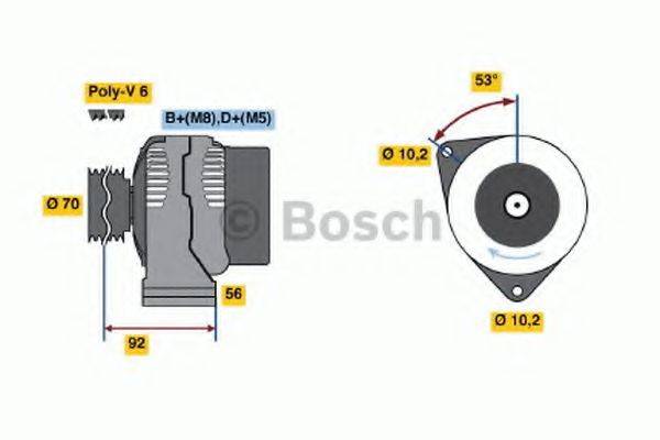 BOSCH 0123310012 Генератор