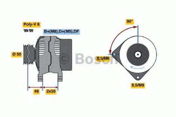 BOSCH 0986039520 Генератор