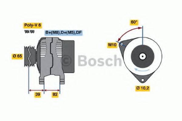 BOSCH 0123515012 Генератор