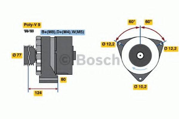 BOSCH 0986039790 Генератор